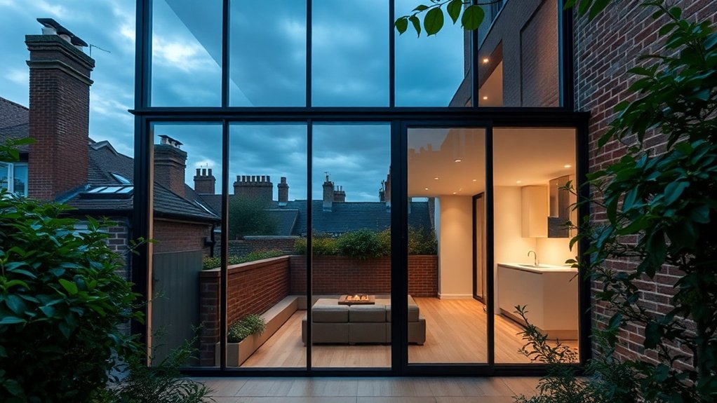 Glass Extension Walls Tufnell Park